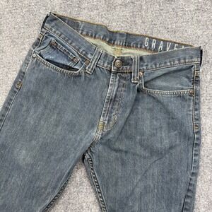 Bullhead Denim Co. Gravels Mens Jeans Size 32x34 Slim Fit Dark Wash Cotton